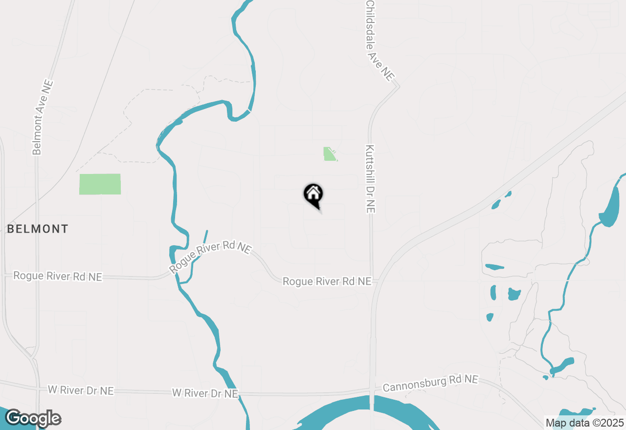 Map of 3395 Thistle Dhu Street Ne, Rockford, MI 49341