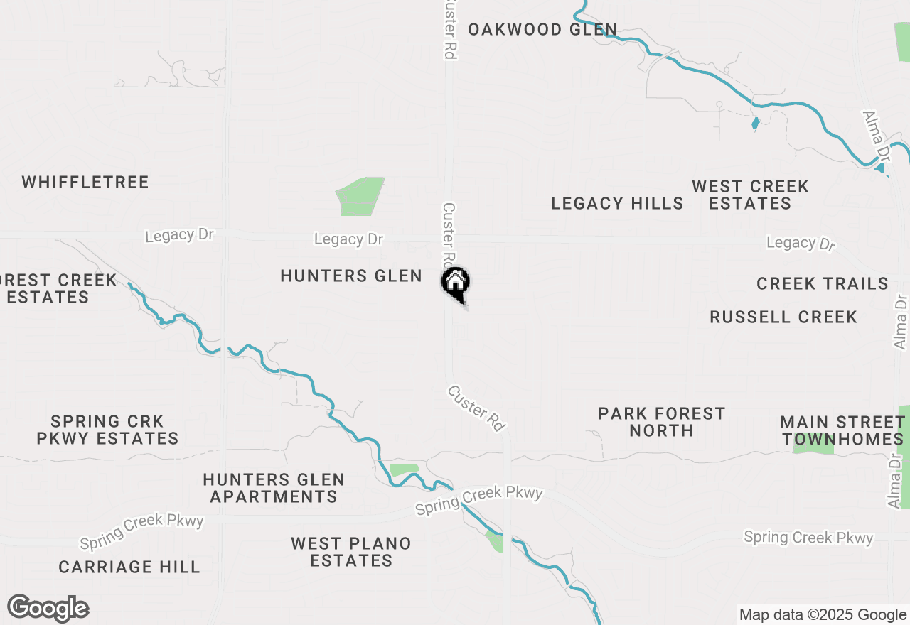 Map of 6709 Mossberg Drive, Plano, TX 75023