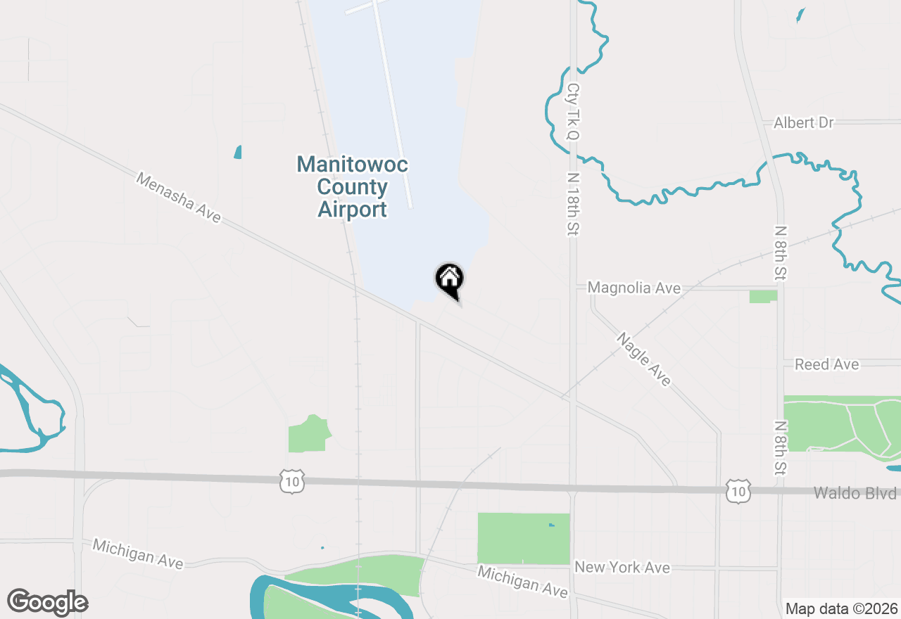 Map of 2226 Lexington Dr, Manitowoc, WI 54220