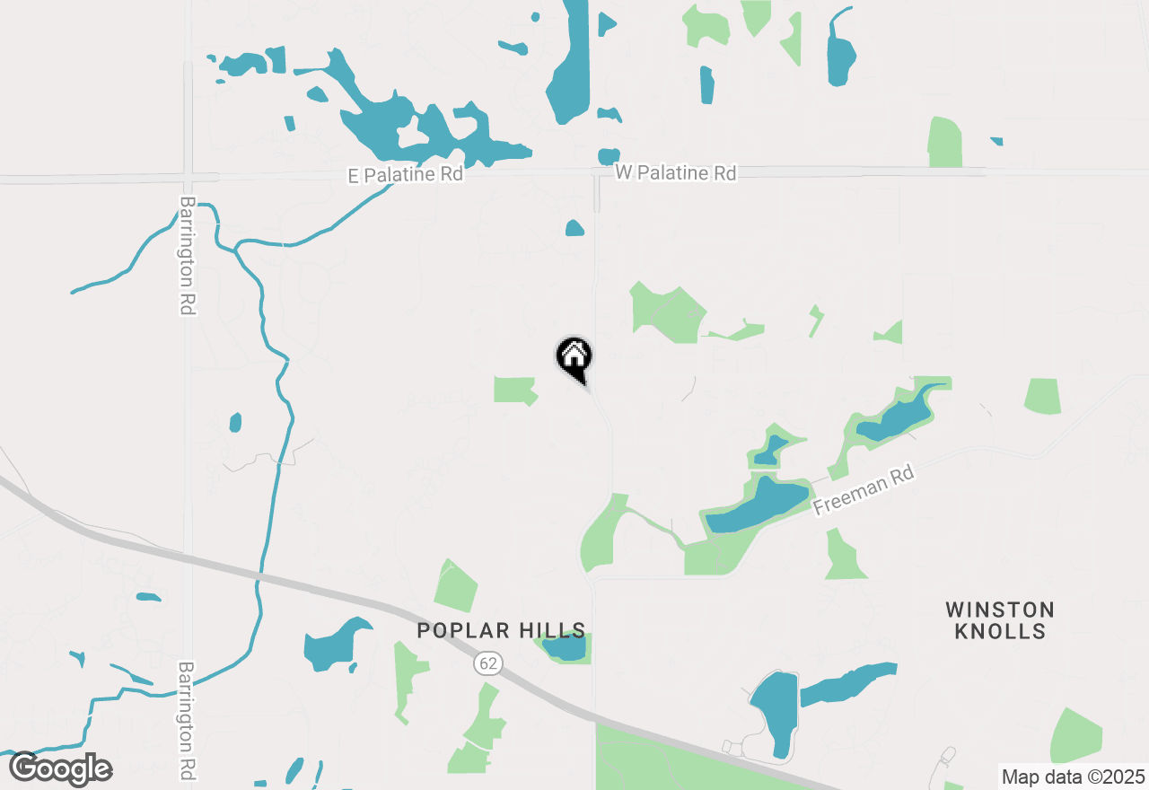 Map of 4375 Cherry Court, Hoffman Estates, IL 60192