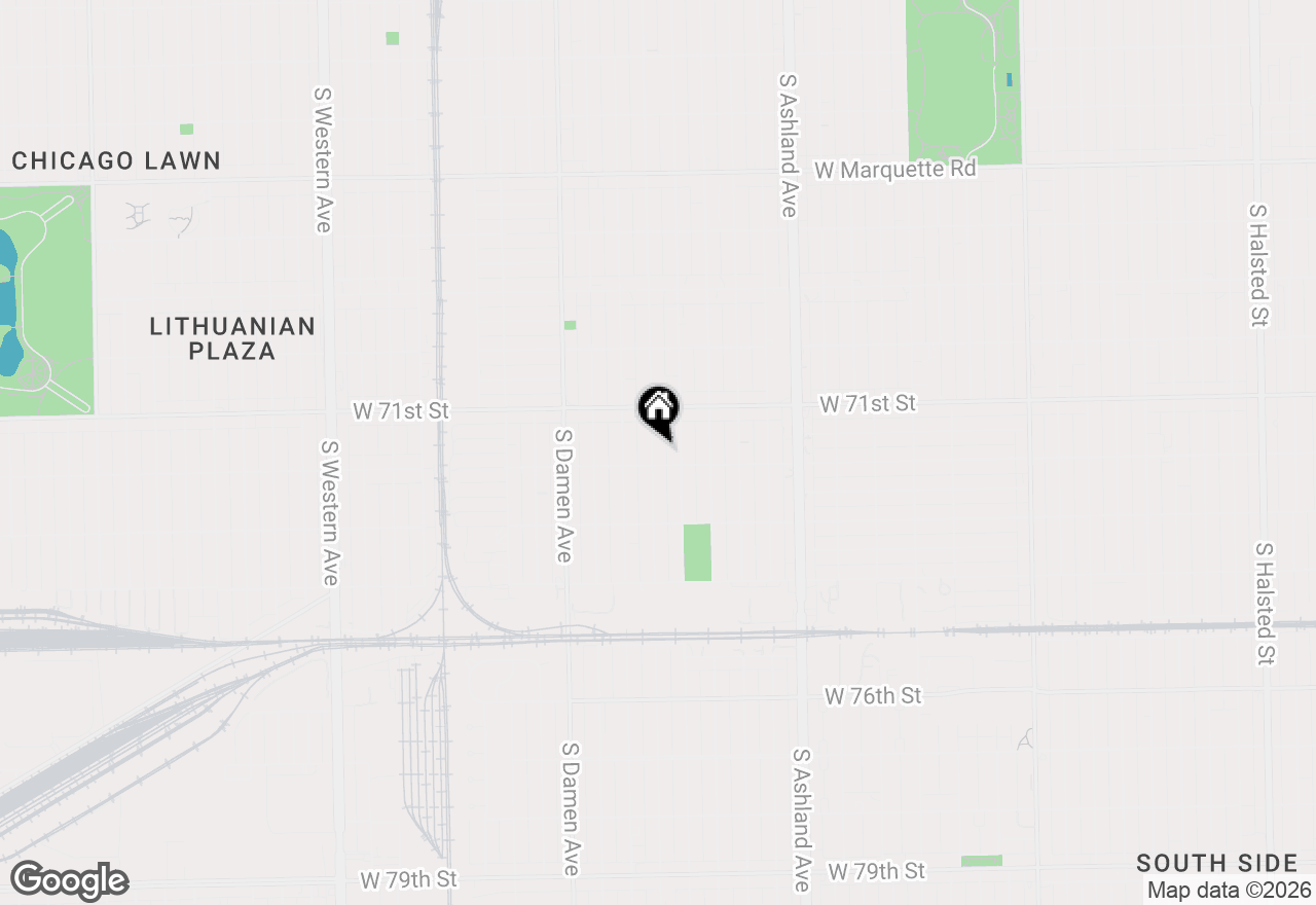 Map of 7149 S Honore Street, Chicago, IL 60636