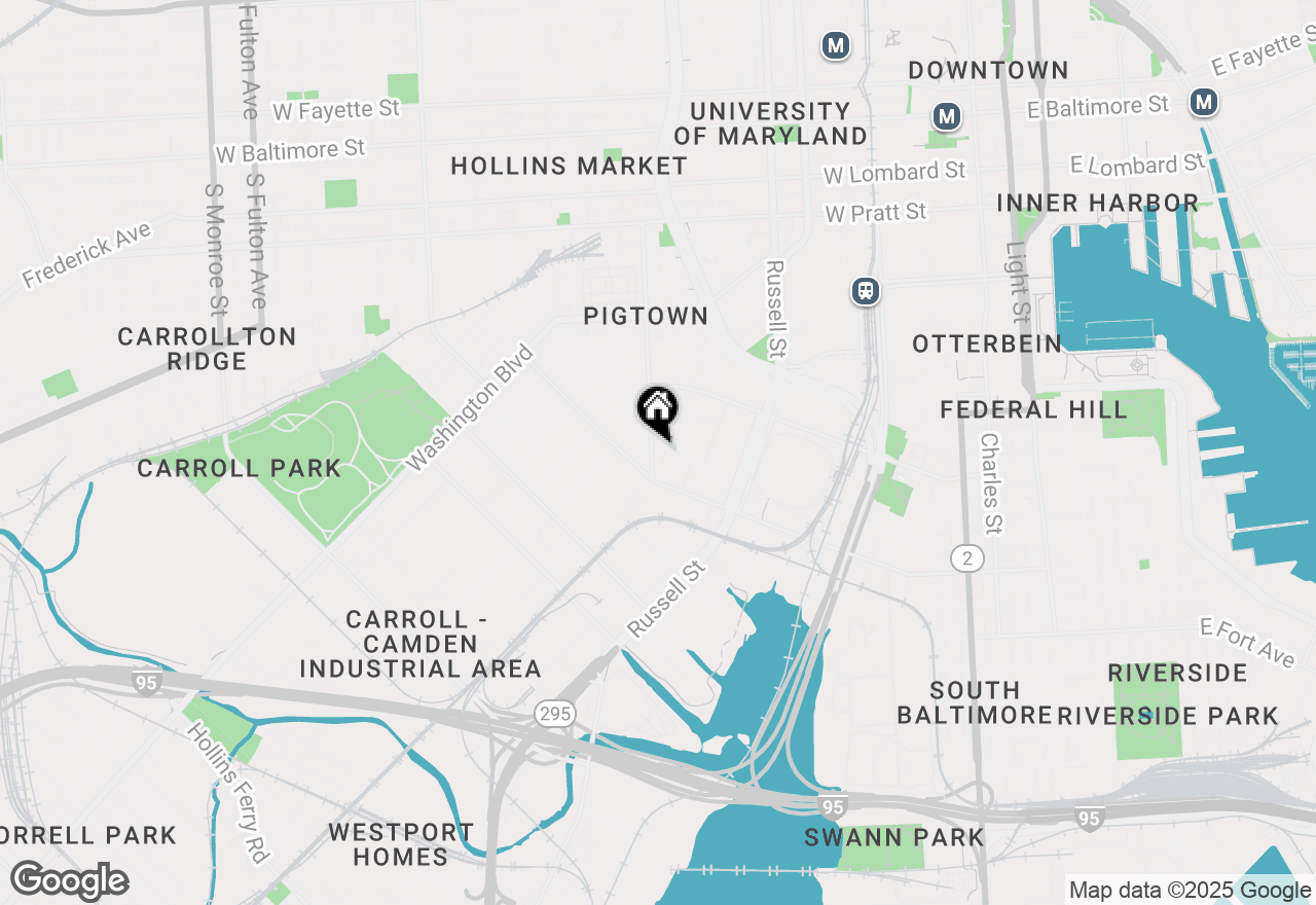 Map of 1209 Scott Street, Baltimore, MD 21230