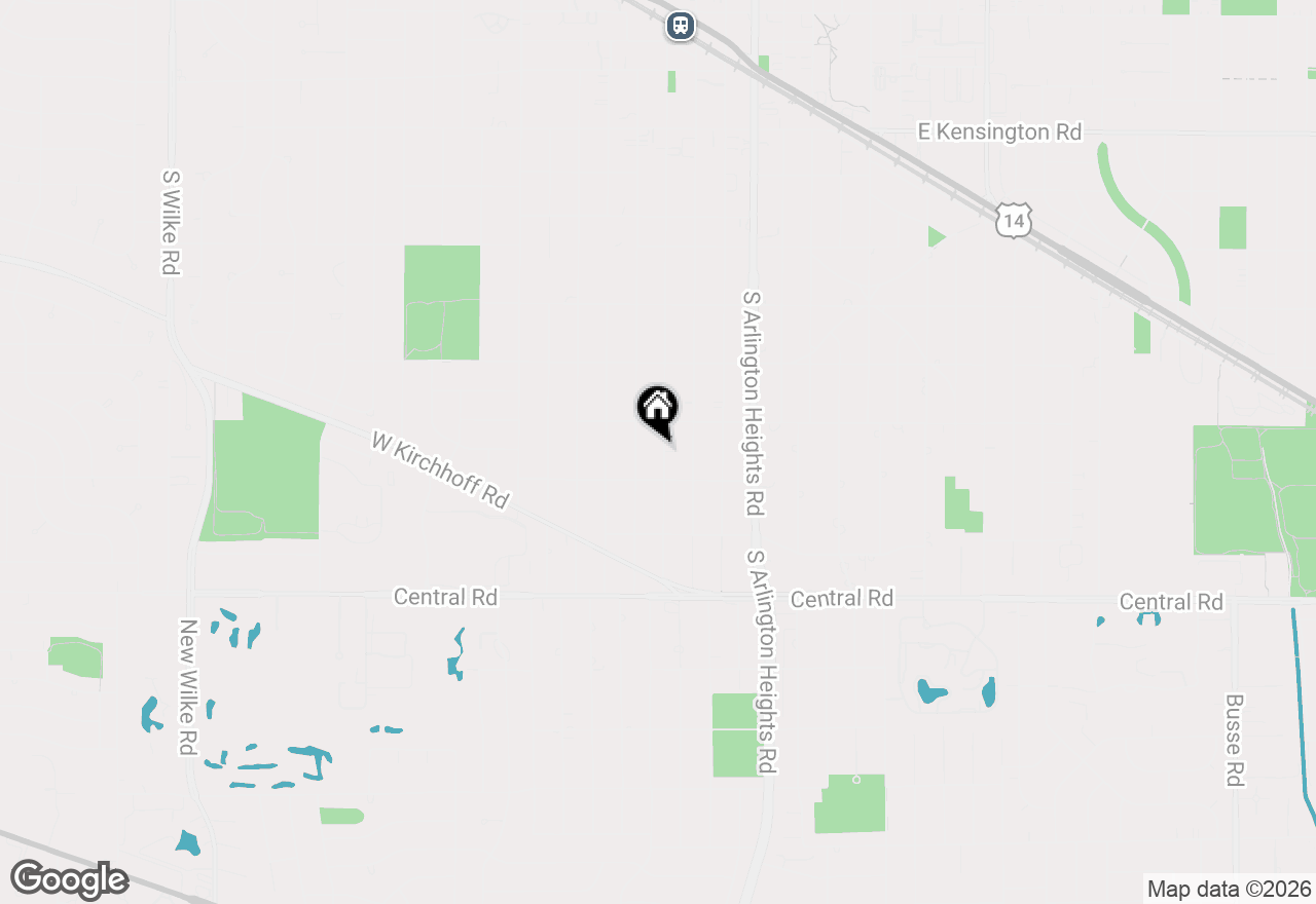 Map of 724 S Vail Avenue, Arlington Heights, IL 60004