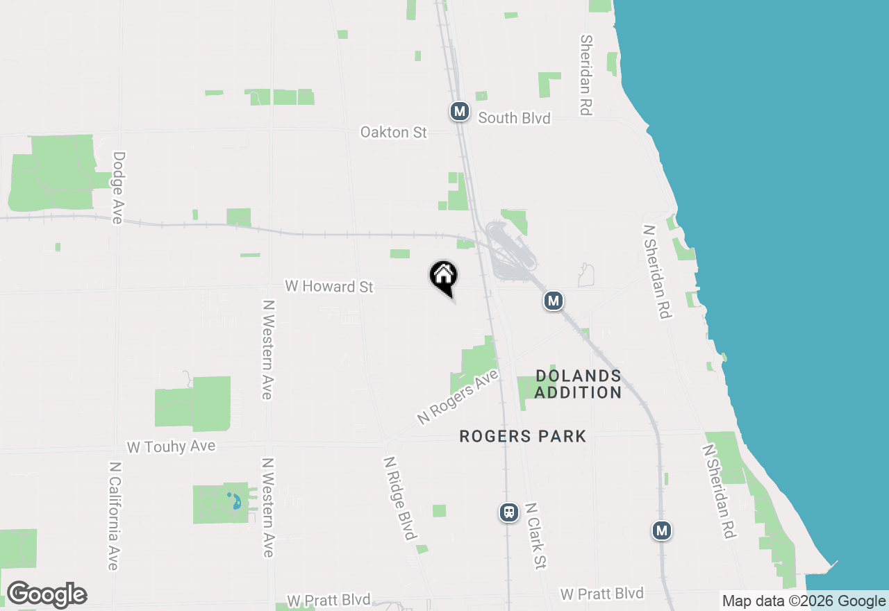 Map of 7520 N Winchester Avenue #GE, Chicago, IL 60626