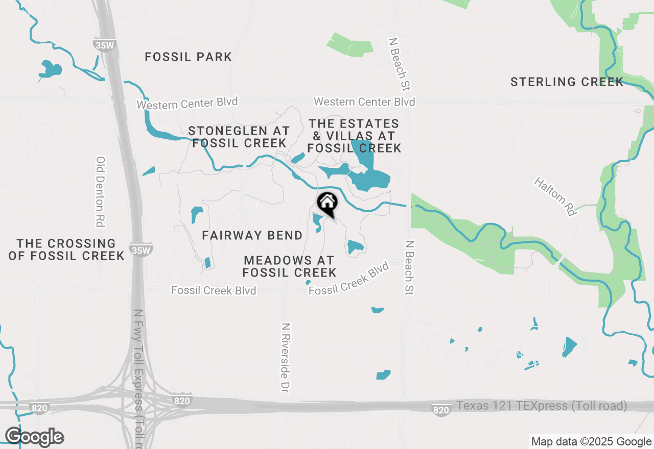 Map of 5775 Gleneagles Circle, Fort Worth, TX 76137