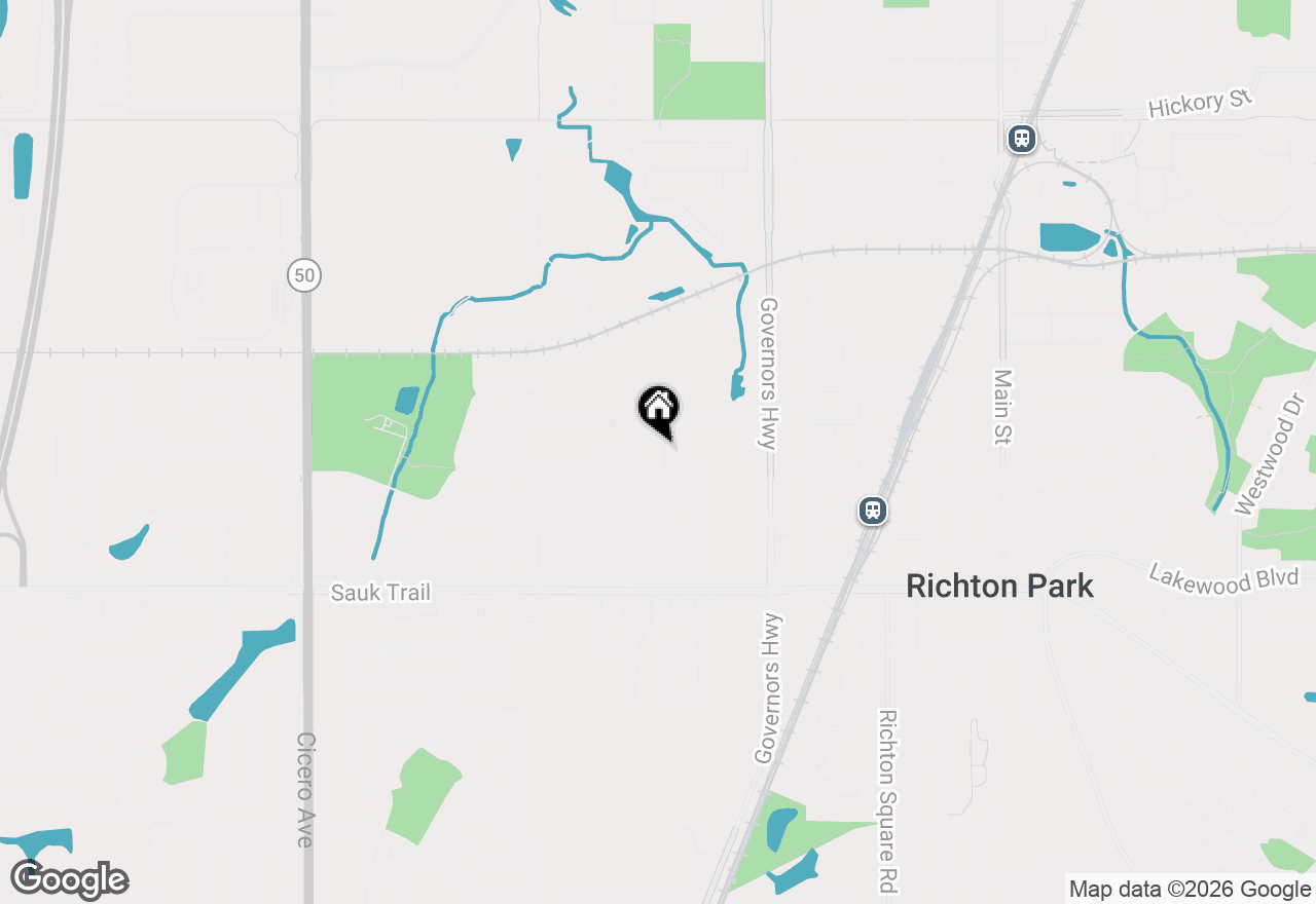 Map of 22038 Jillian Court, Richton Park, IL 60471
