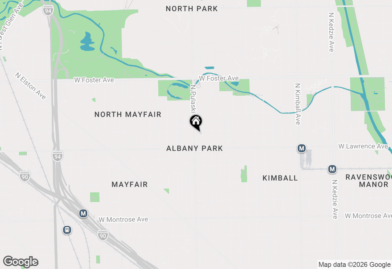 Map of 4851 N Pulaski Road, Chicago, IL 60630