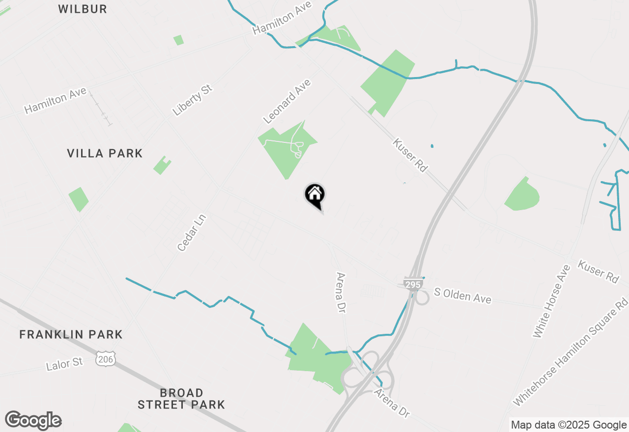 Map of 61 Cunningham Avenue, Hamilton, NJ 08610