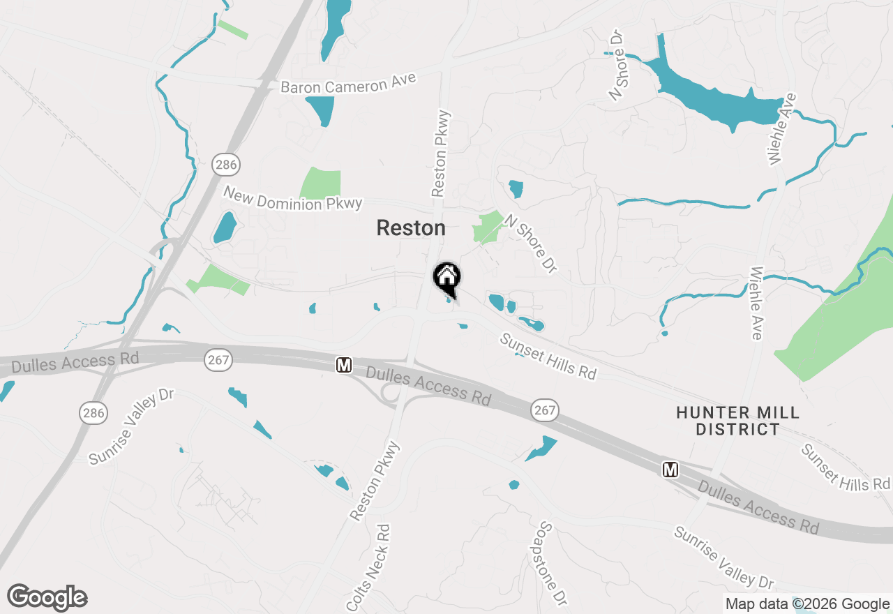 Map of 11800 Sunset Hills Road #512, Reston, VA 20190