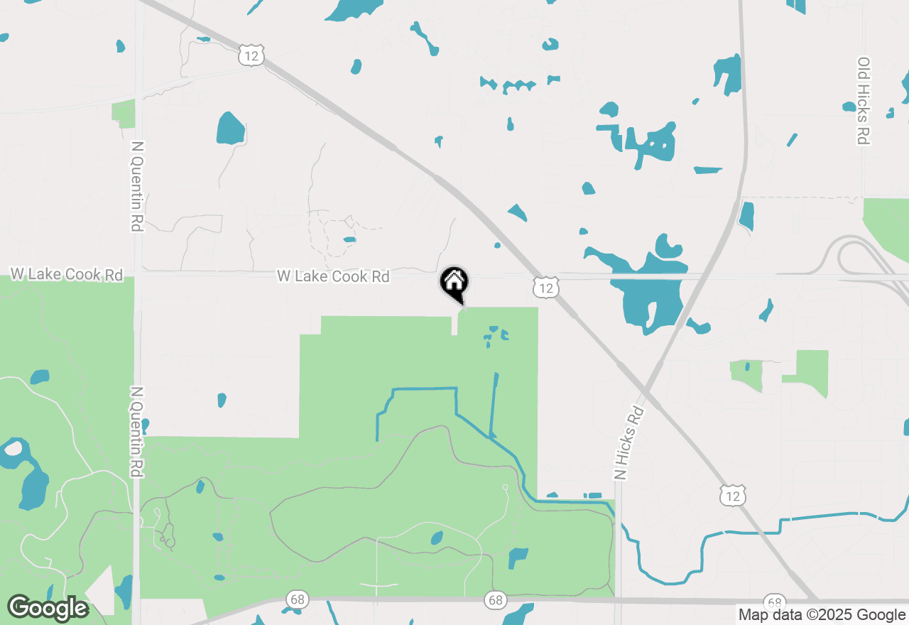 Map of 39 E Preserve Drive, Palatine, IL 60074