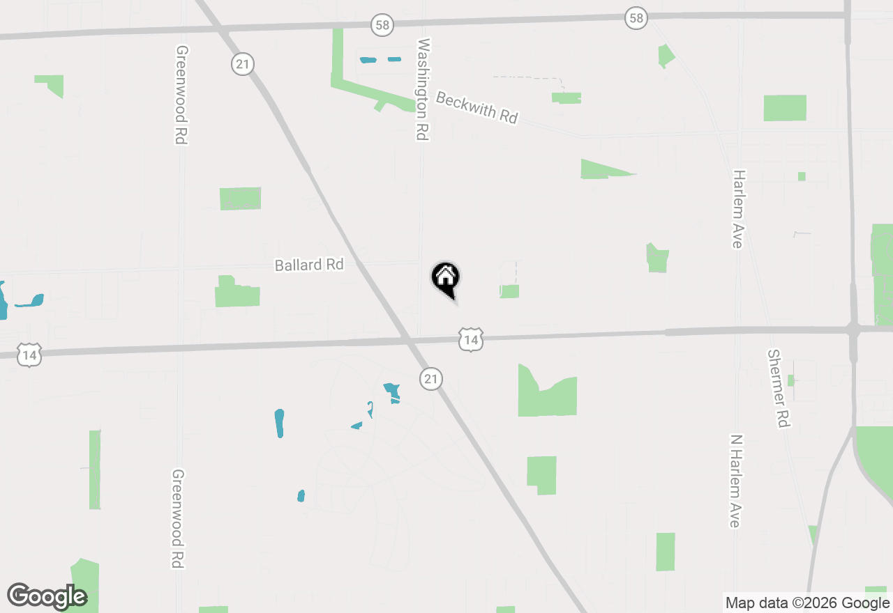 Map of 8849 N Wisner Street #1, Niles, IL 60714