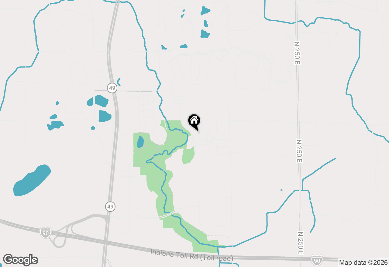 Map of 2425 Dickinson Road, Chesterton, IN 46304