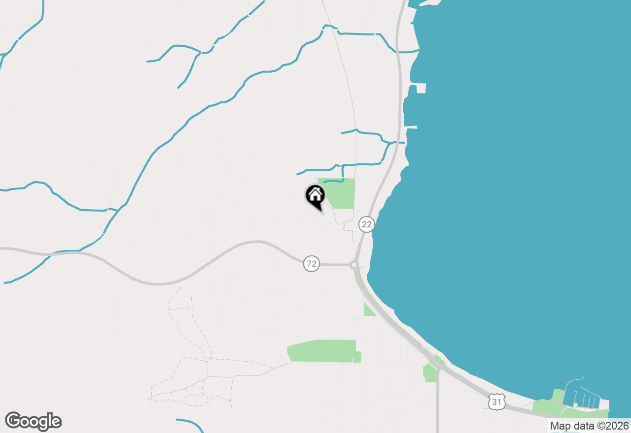 Map of 13793 S Celestial Ridge Drive, Traverse City, MI 49684