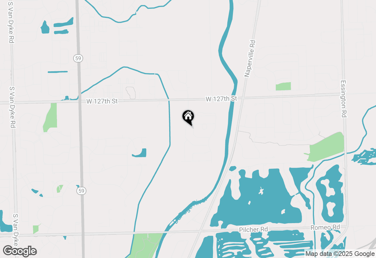 Map of 12853 S Platte Trail, Plainfield, IL 60585