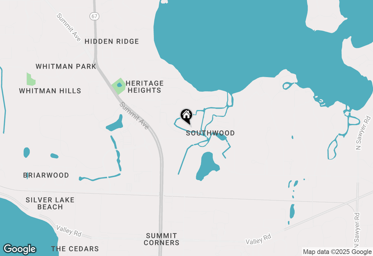 Map of 3810 N Southwood Dr, Summit, WI 53066