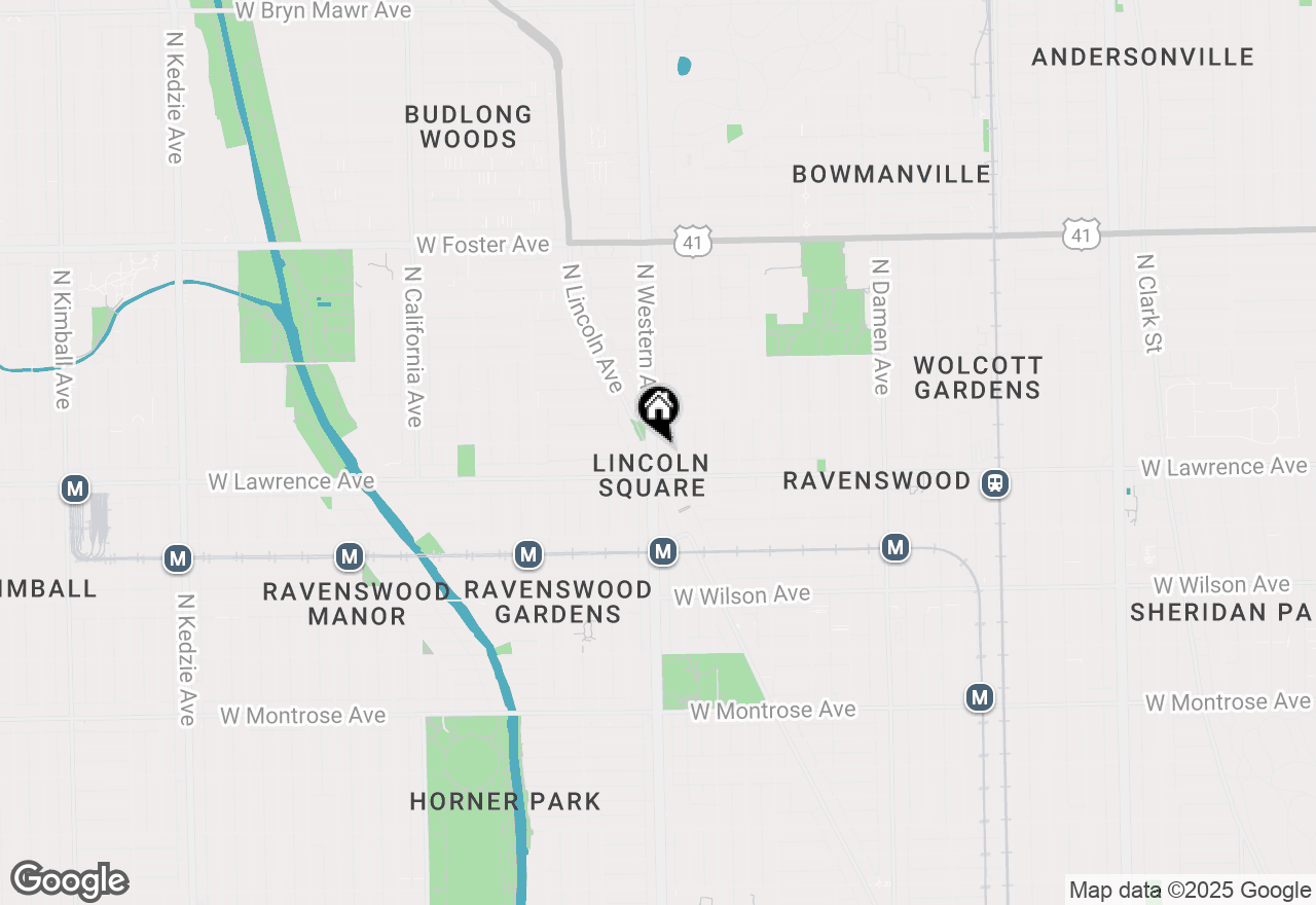 Map of 4825 N Western Avenue #A, Chicago, IL 60625