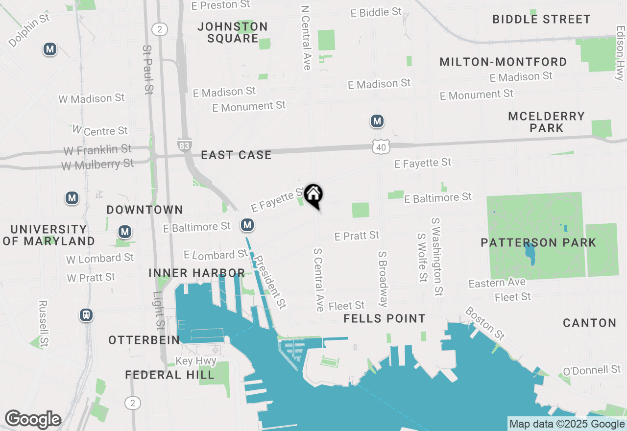 Map of 20 S Central Avenue, Baltimore, MD 21202