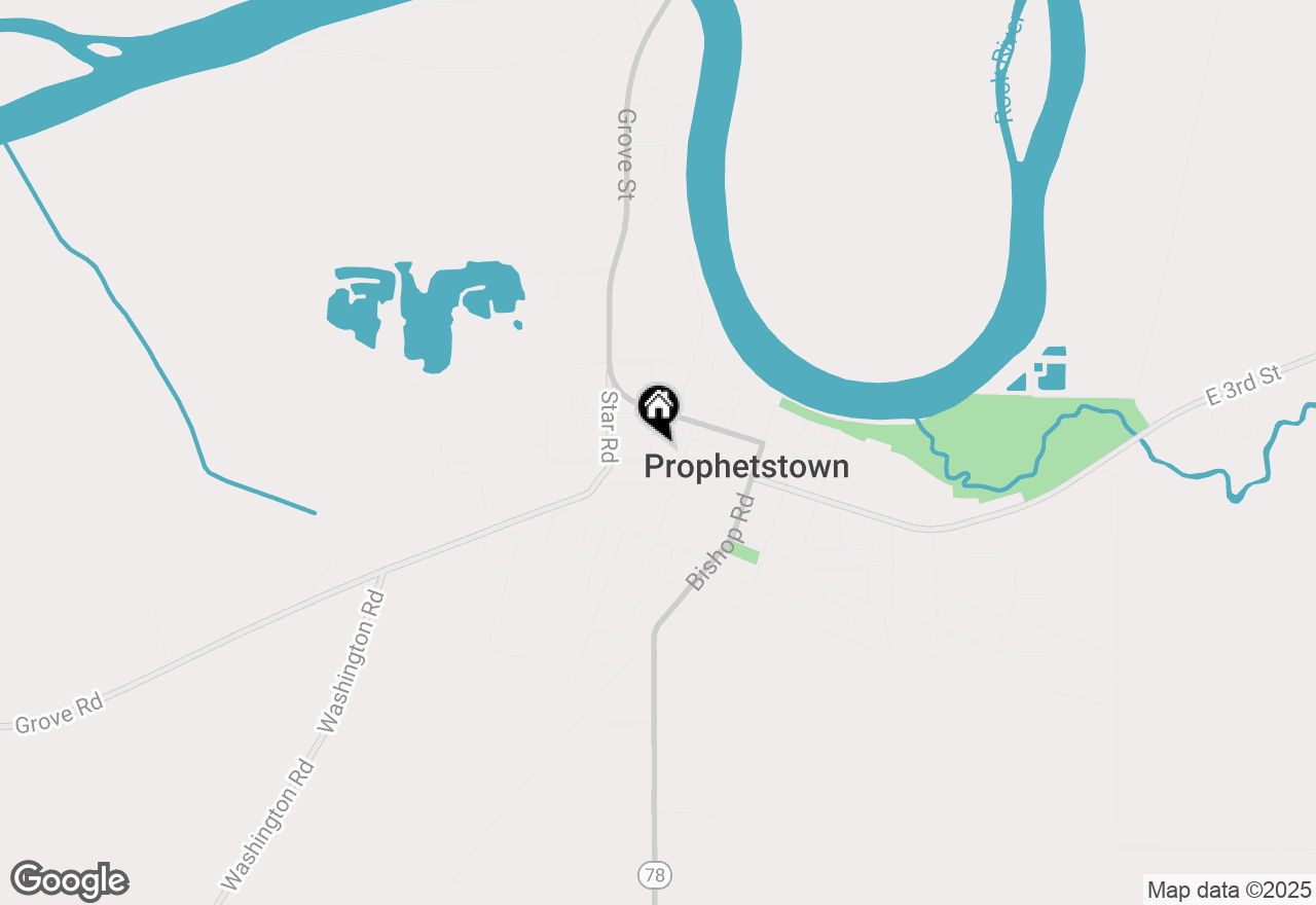 Map of 314 W 3rd Street, Prophetstown, IL 61277