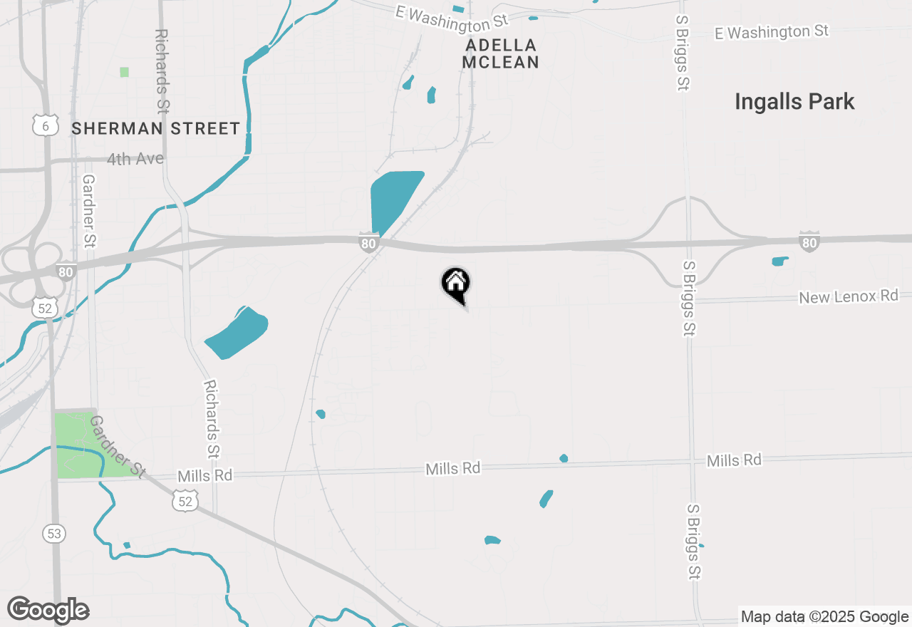 Map of Lot Spencer Road, Joliet, IL 60433