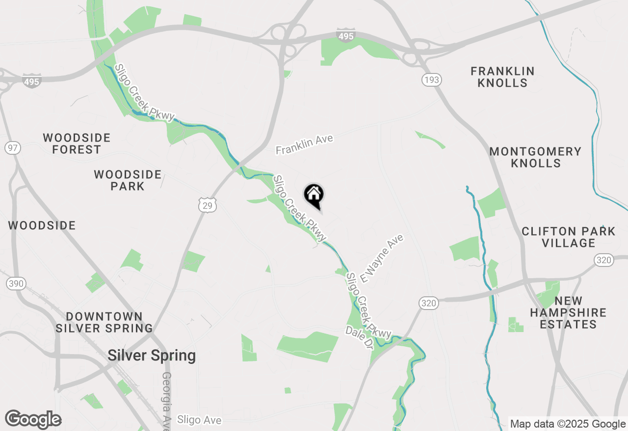 Map of 9039 Sligo Creek Parkway #304, Silver Spring, MD 20901