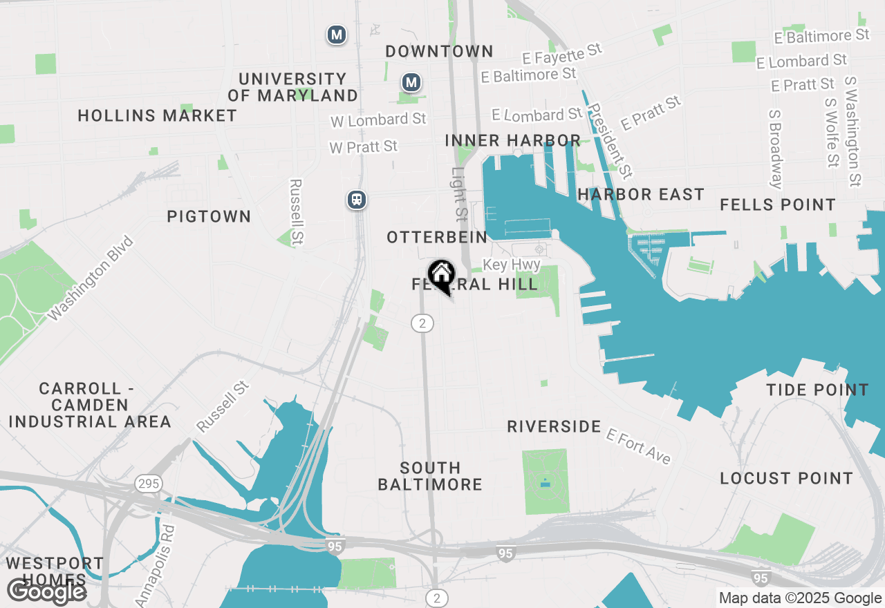 Map of 911 Charles Street S #409, Baltimore, MD 21230
