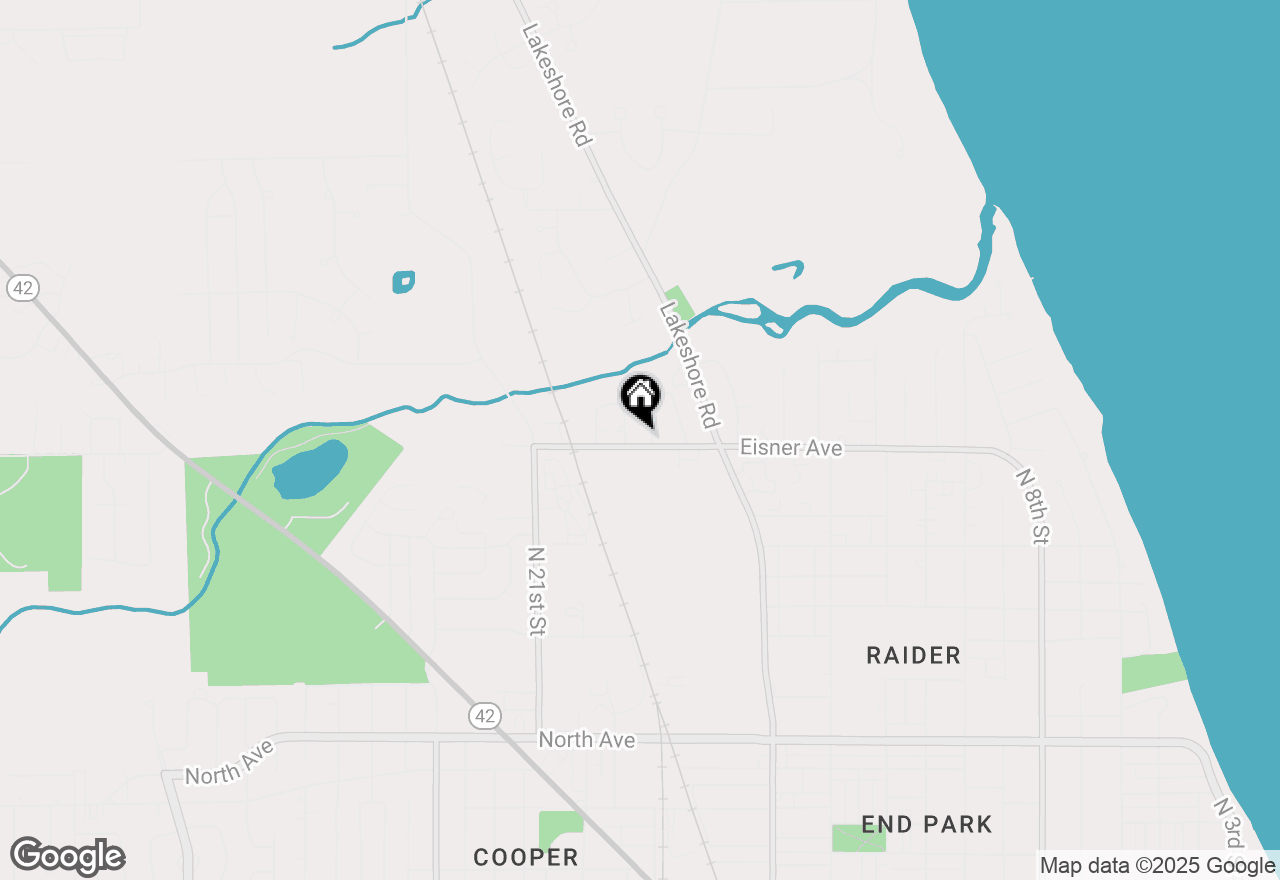 Map of 1810 Eisner Ave, Sheboygan, WI 53083