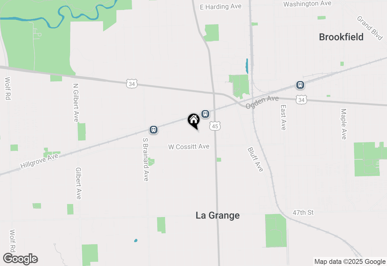 Map of 40 S Ashland Avenue #1A, La Grange, IL 60525