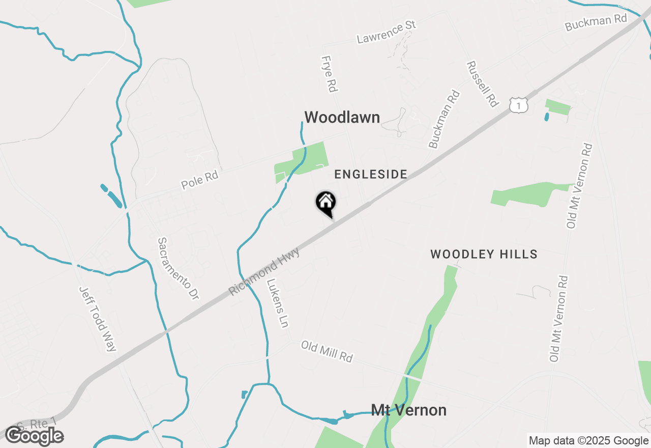 Map of 8549 Towne Manor Court, Alexandria, VA 22309