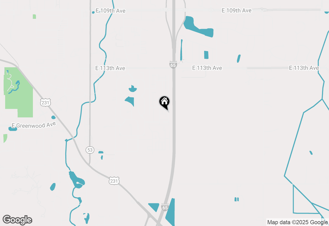 Map of 1066 E 115th Court, Crown Point, IN 46307