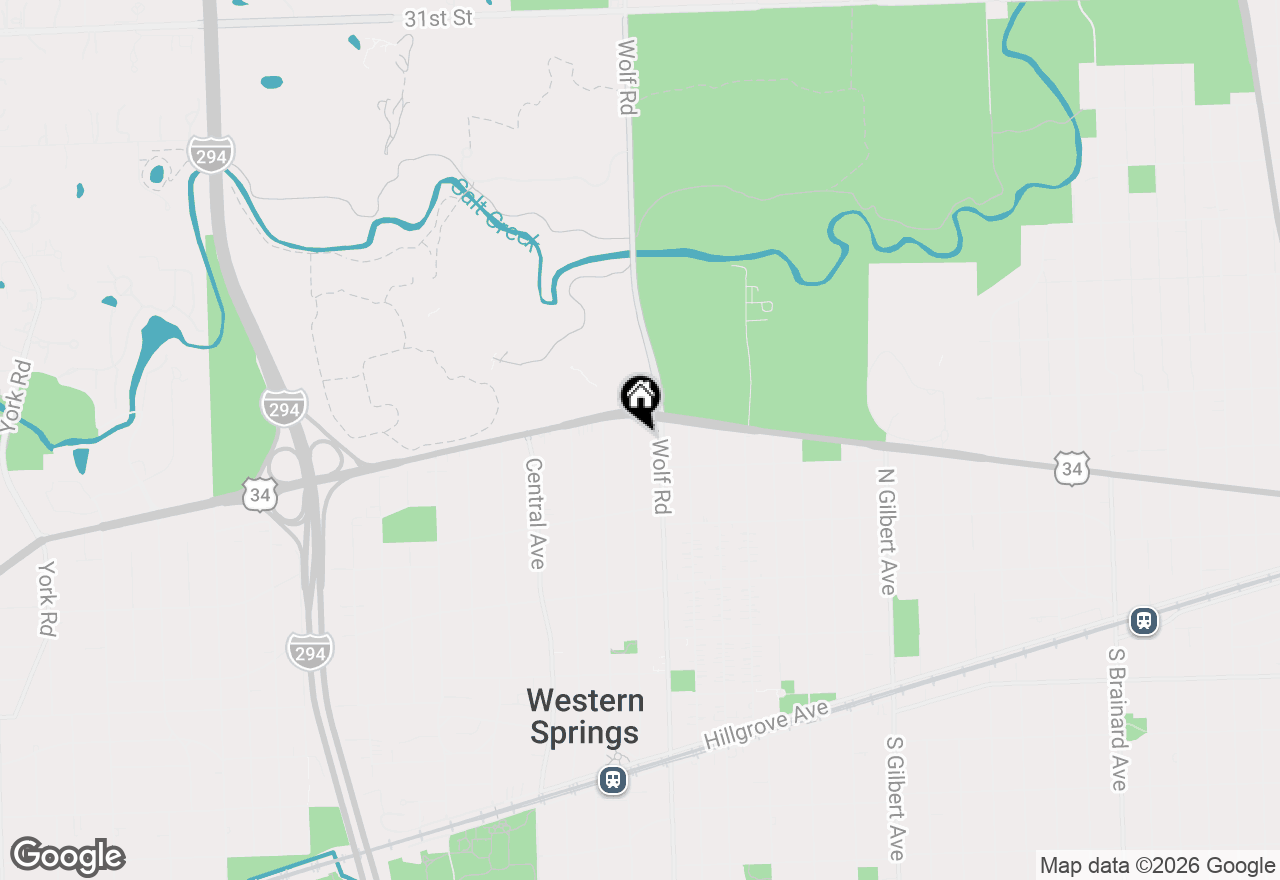 Map of 3825 Lawn Avenue, Western Springs, IL 60558