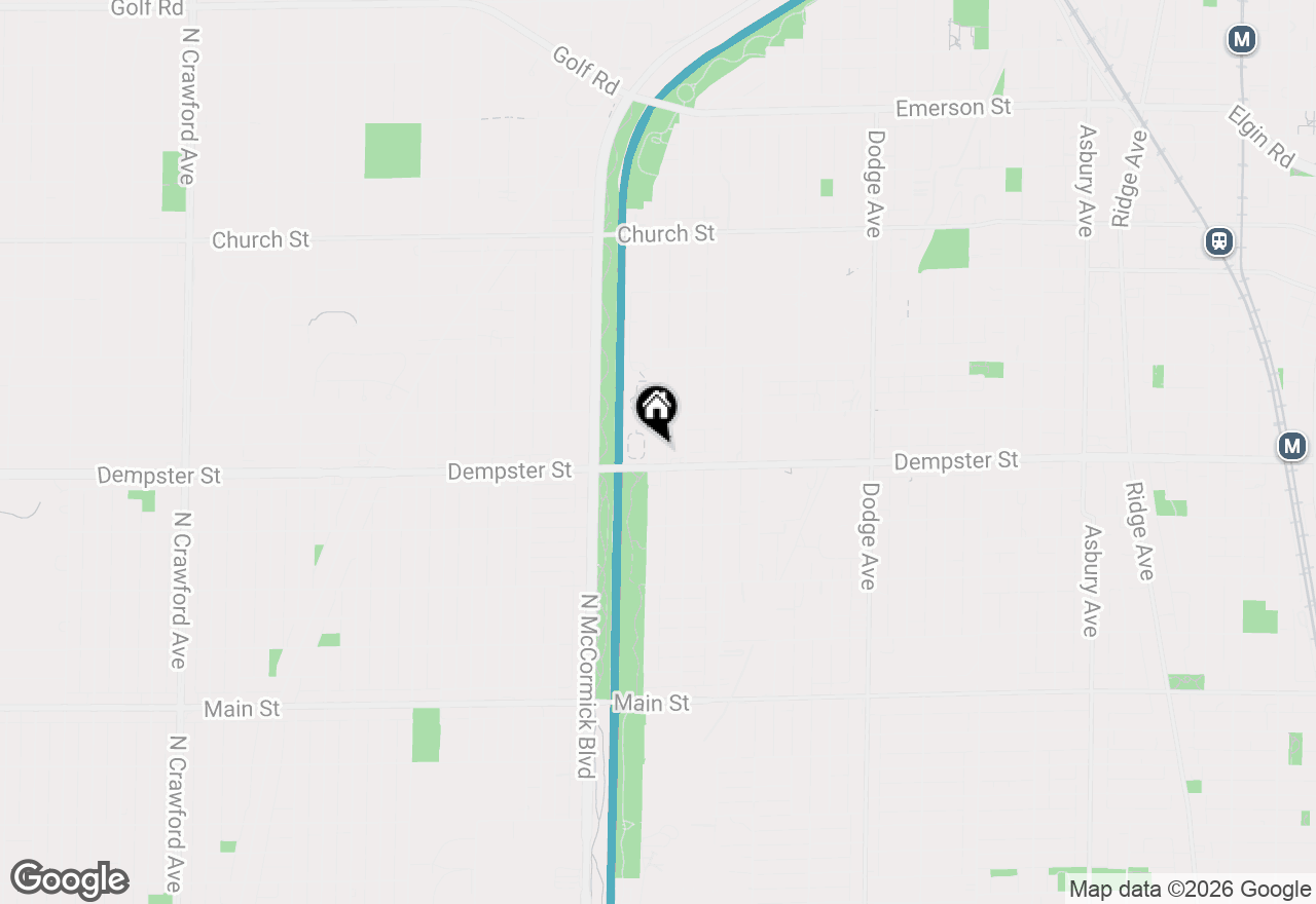 Map of 1315 Mcdaniel Avenue #C, Evanston, IL 60201