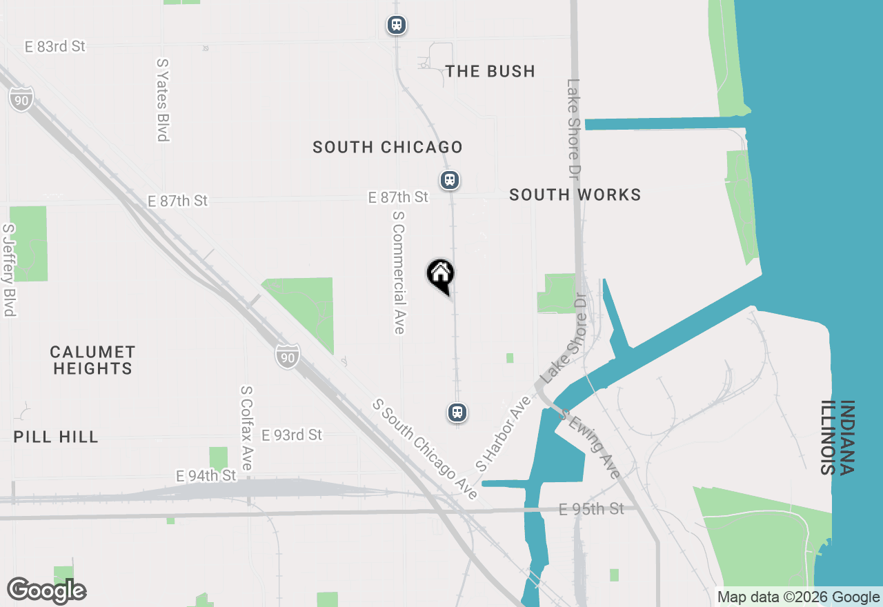 Map of 8942 S Baltimore Avenue, Chicago, IL 60617