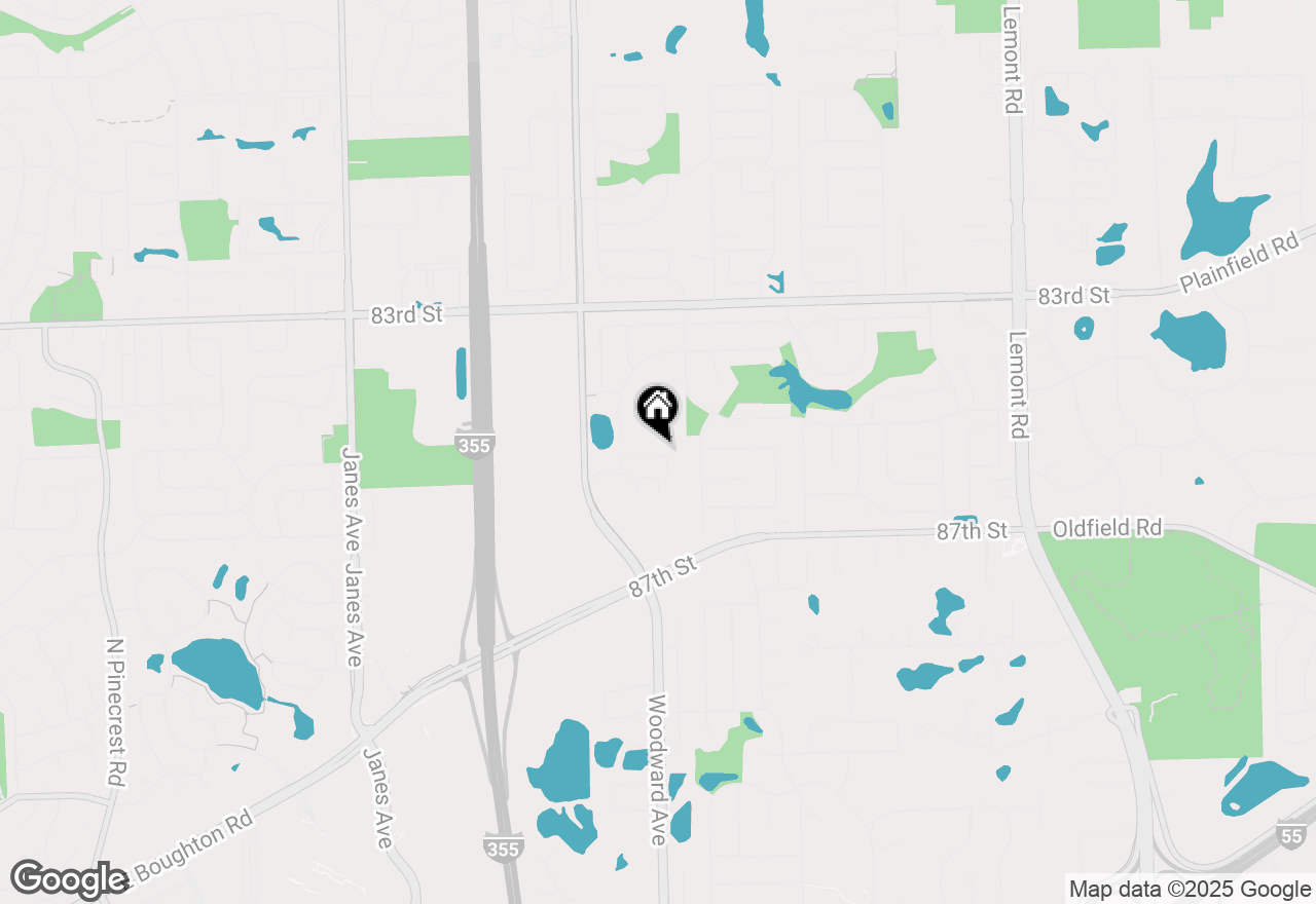 Map of 1852 Ambrose Lane, Woodridge, IL 60517