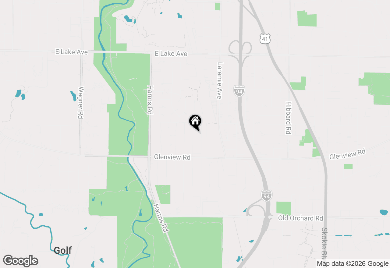 Map of 915 Indian Road, Glenview, IL 60025