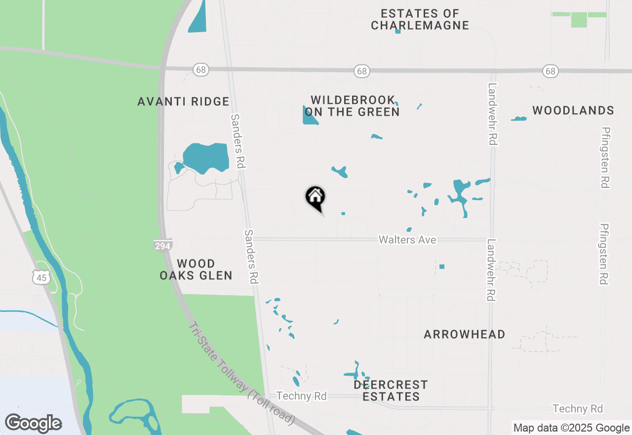 Map of 1320 Wessling Drive, Northbrook, IL 60062