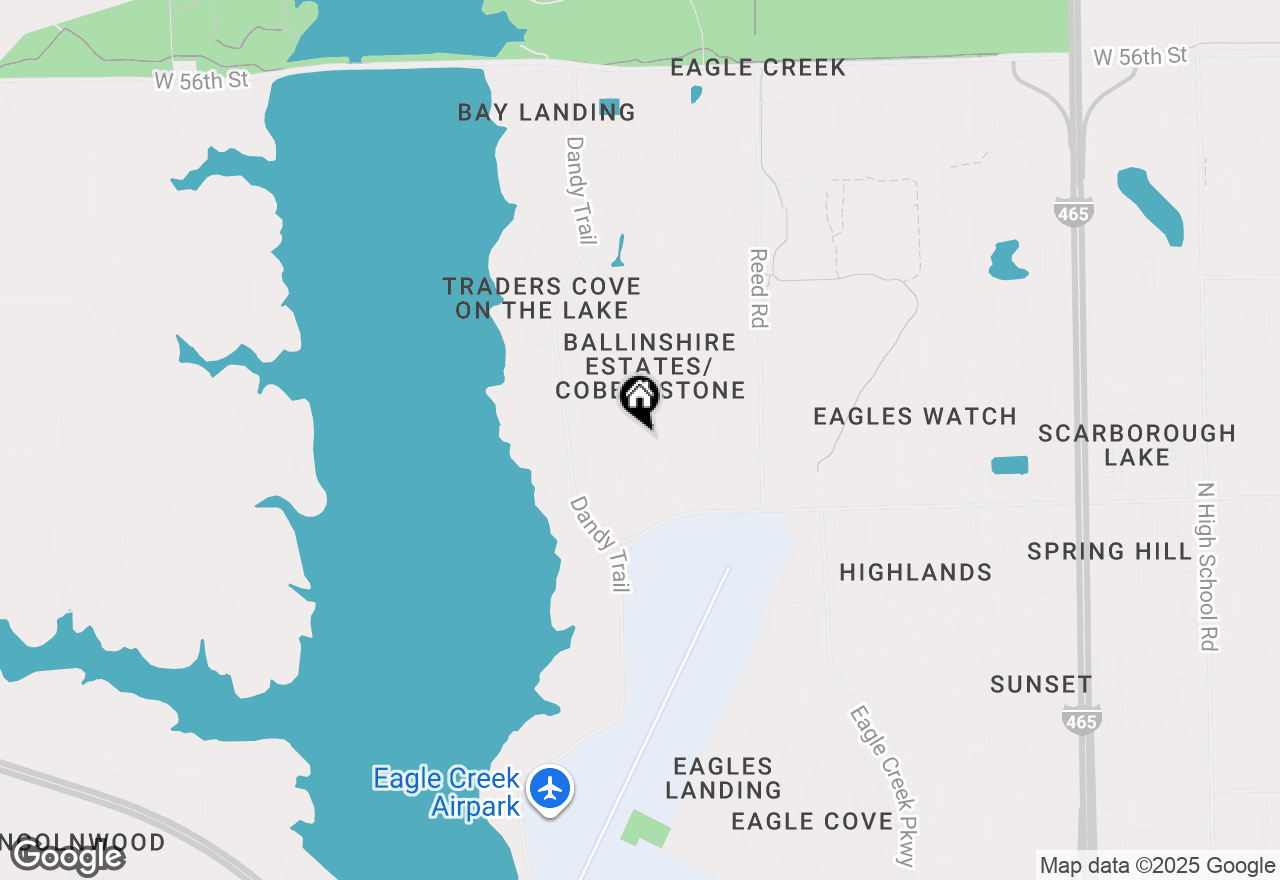 Map of 7569 Cherry Hill Drive, Indianapolis, IN 46254
