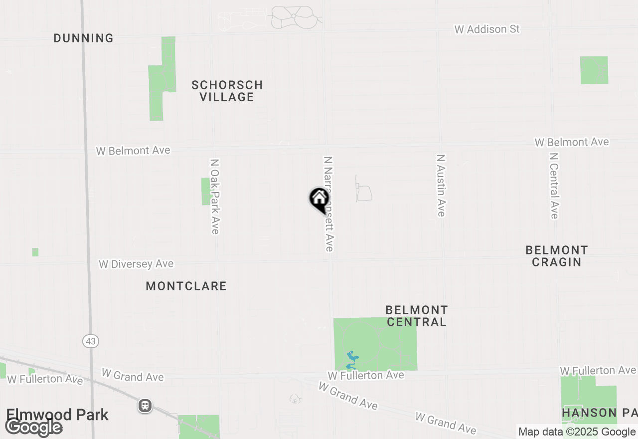 Map of 2925 N Nagle Avenue, Chicago, IL 60634