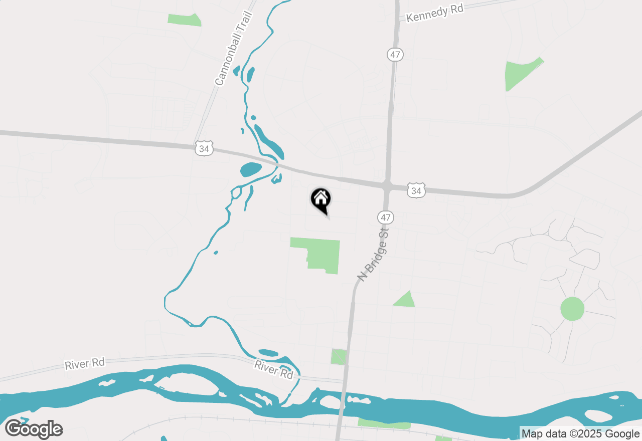 Map of 218 Pleasure Drive, Yorkville, IL 60560