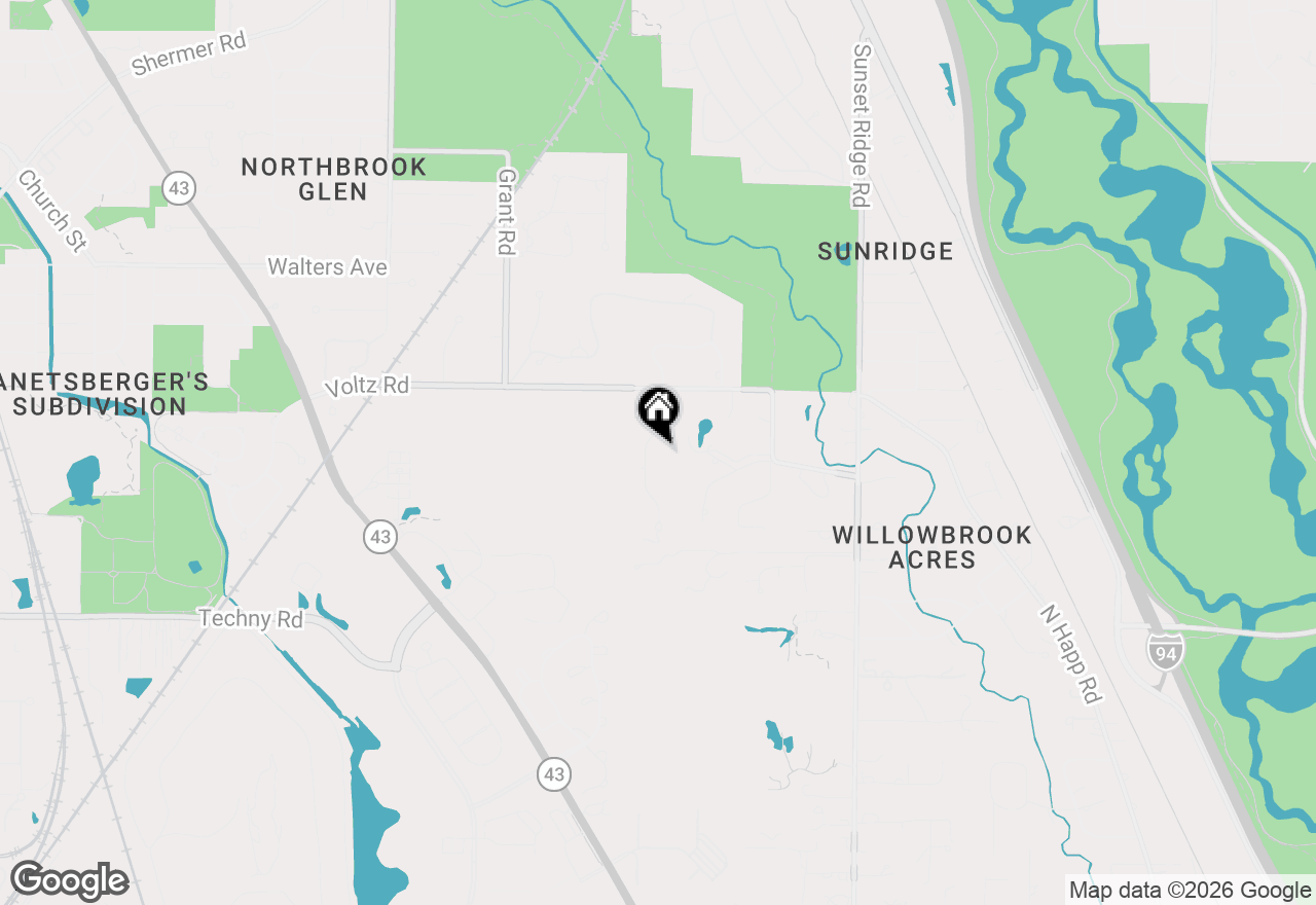 Map of 1683 Braeside Lane, Northbrook, IL 60062