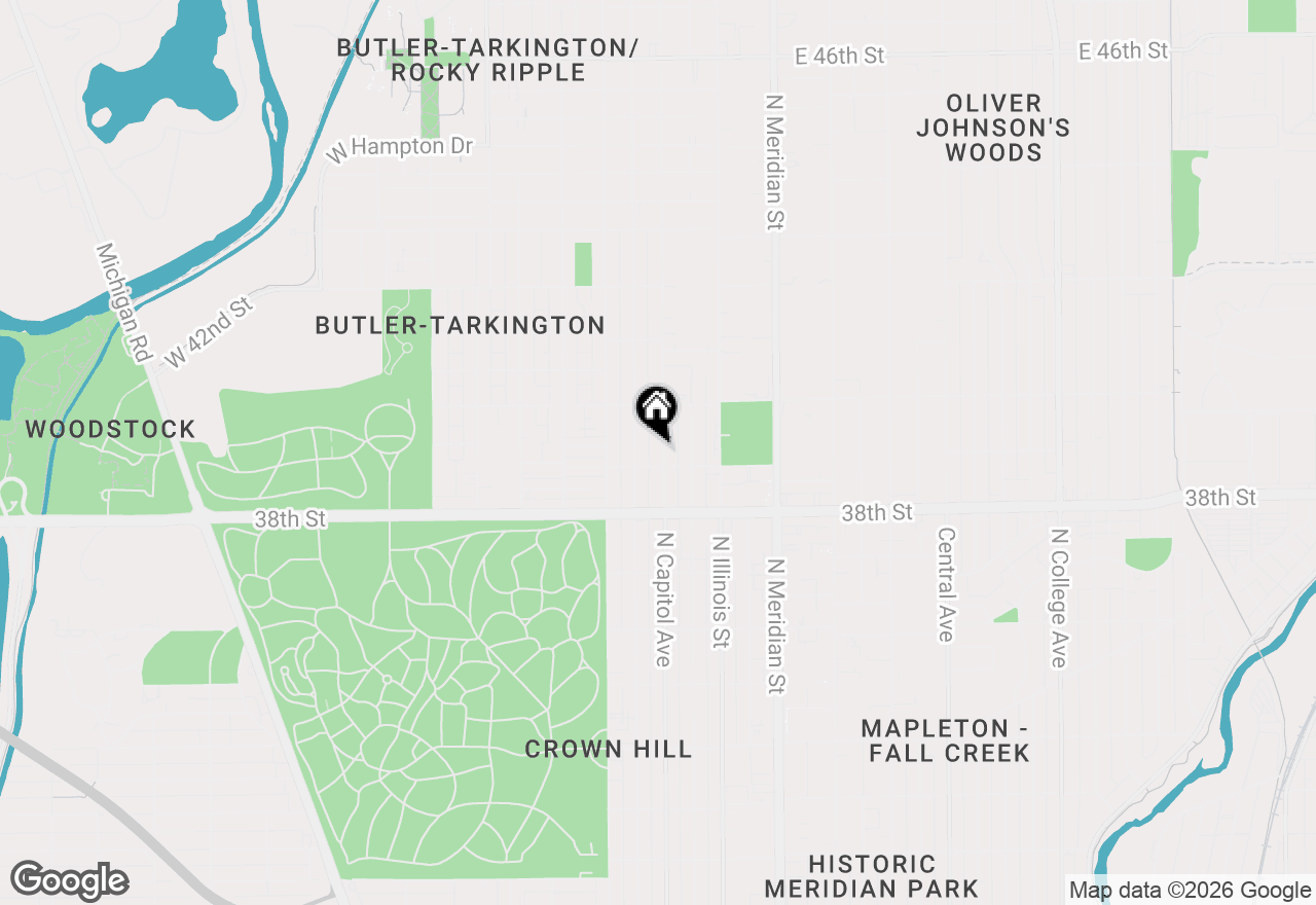 Map of 3914 N Capitol Avenue, Indianapolis, IN 46208