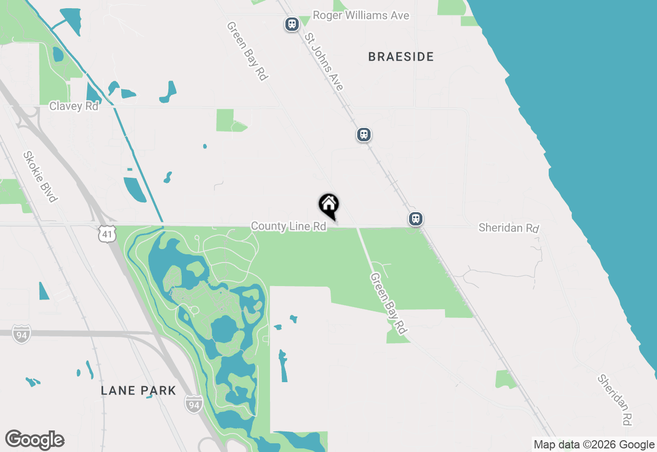 Map of 0 County Line Road, Highland Park, IL 60035