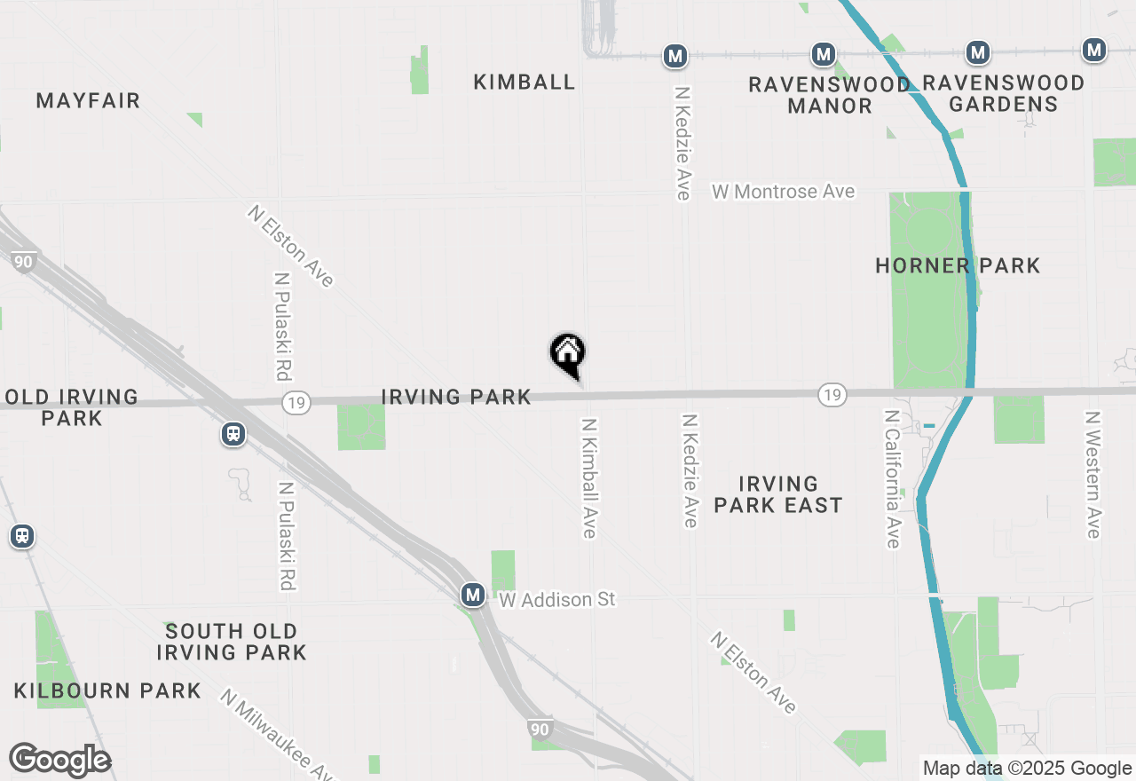 Map of 3420 W Irving Park Avenue #25, Chicago, IL 60618