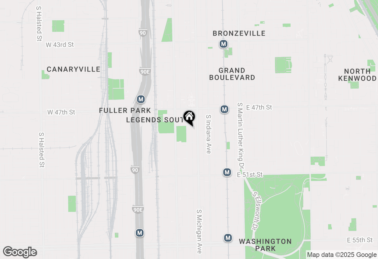 Map of 4809 S Wabash Avenue #1, Chicago, IL 60615