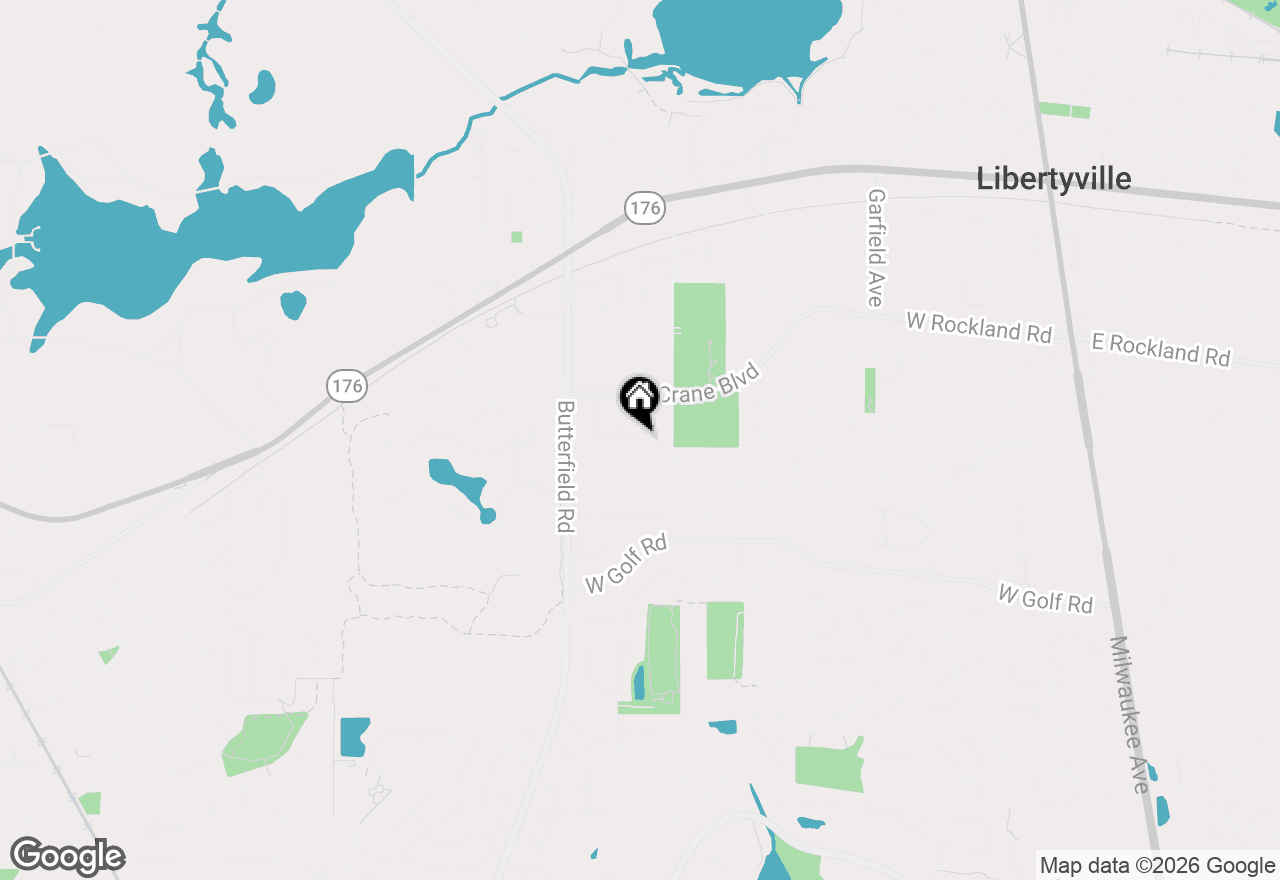 Map of 617 Nordic Court, Libertyville, IL 60048