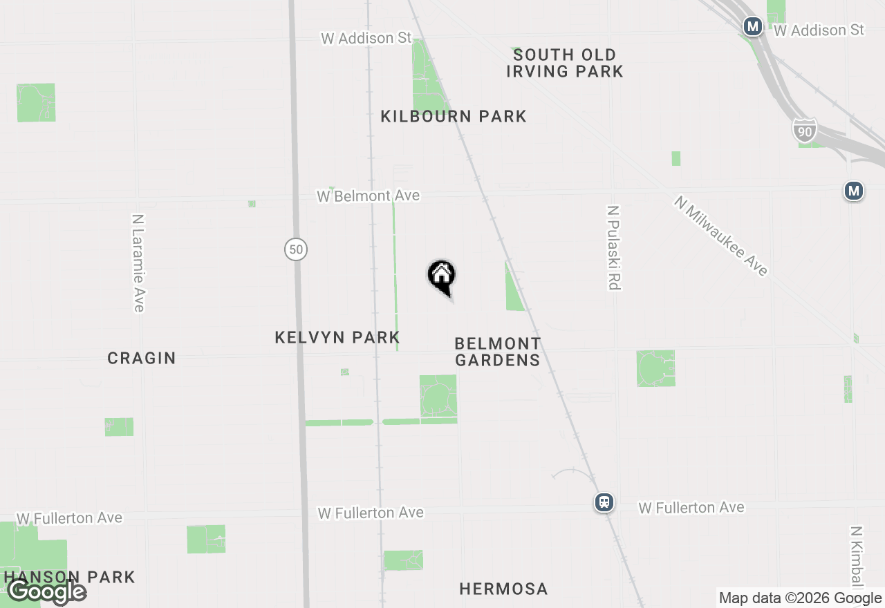 Map of 2911 N Kenneth Avenue, Chicago, IL 60641