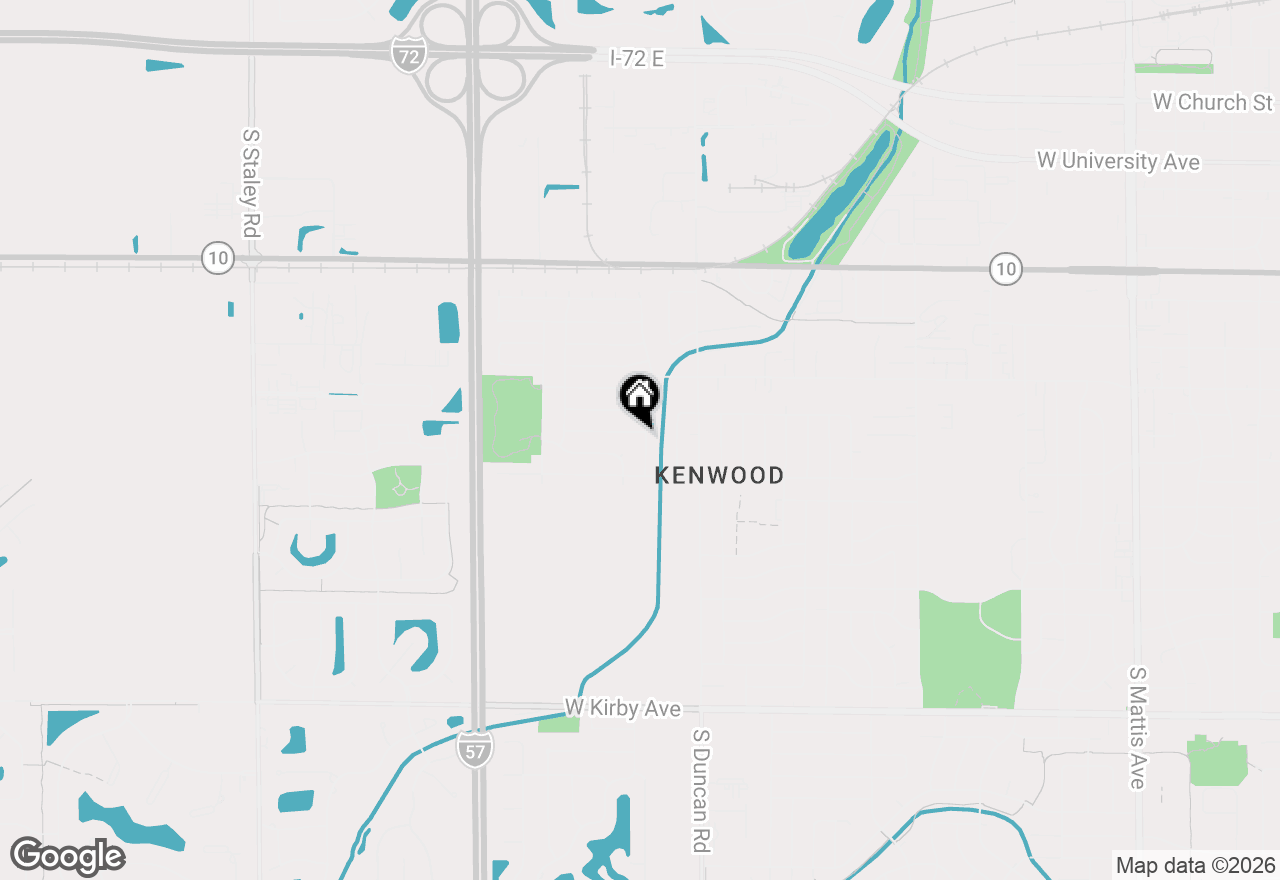 Map of 901 Dogwood Drive, Champaign, IL 61821