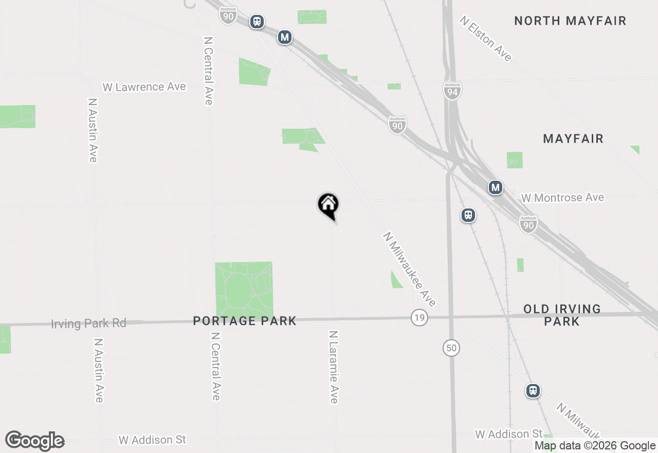 Map of 5200 W Cullom Avenue #3, Chicago, IL 60641