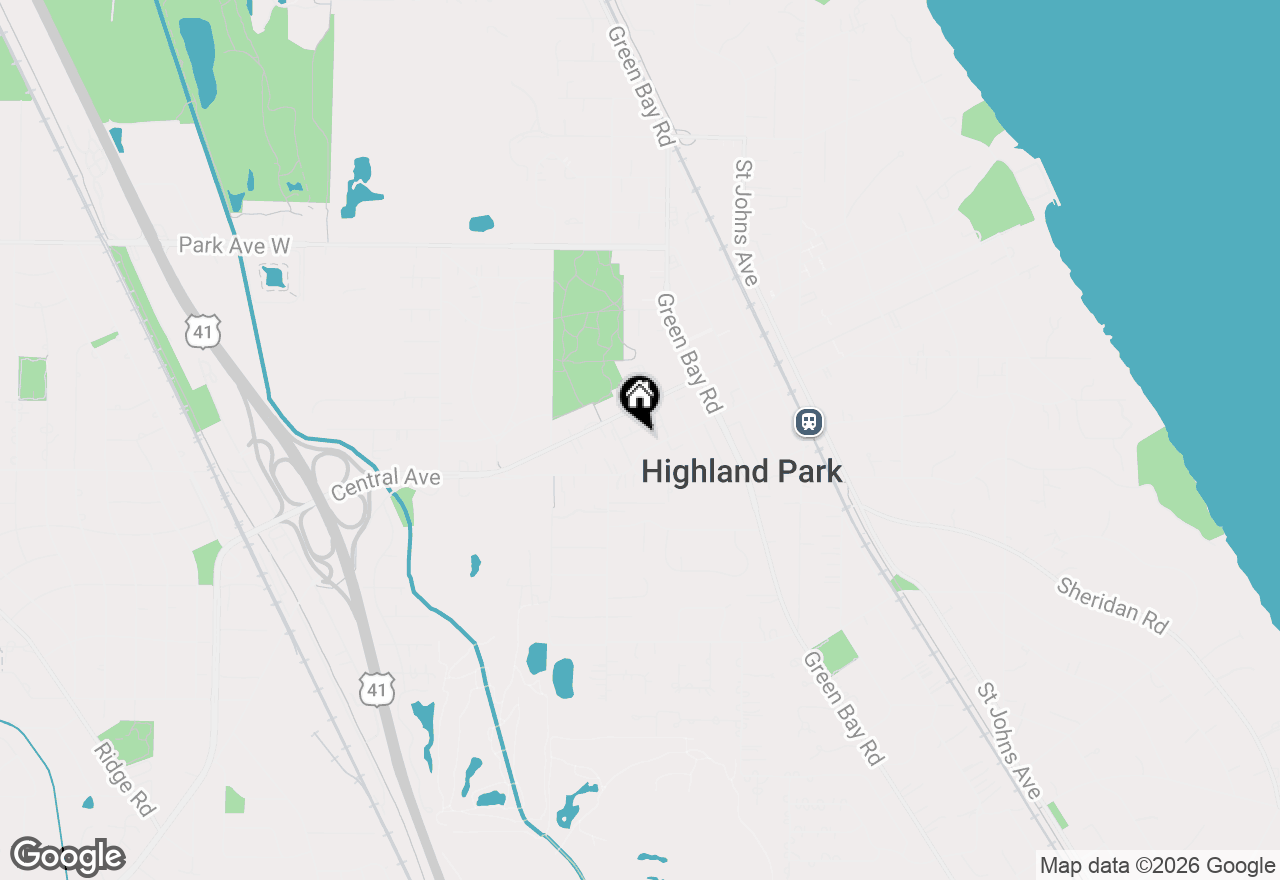 Map of 833 Laurel Avenue #106, Highland Park, IL 60035