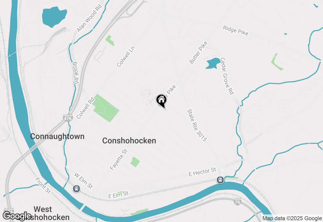 Map of 1207 Butler Pike, Conshohocken, PA 19428