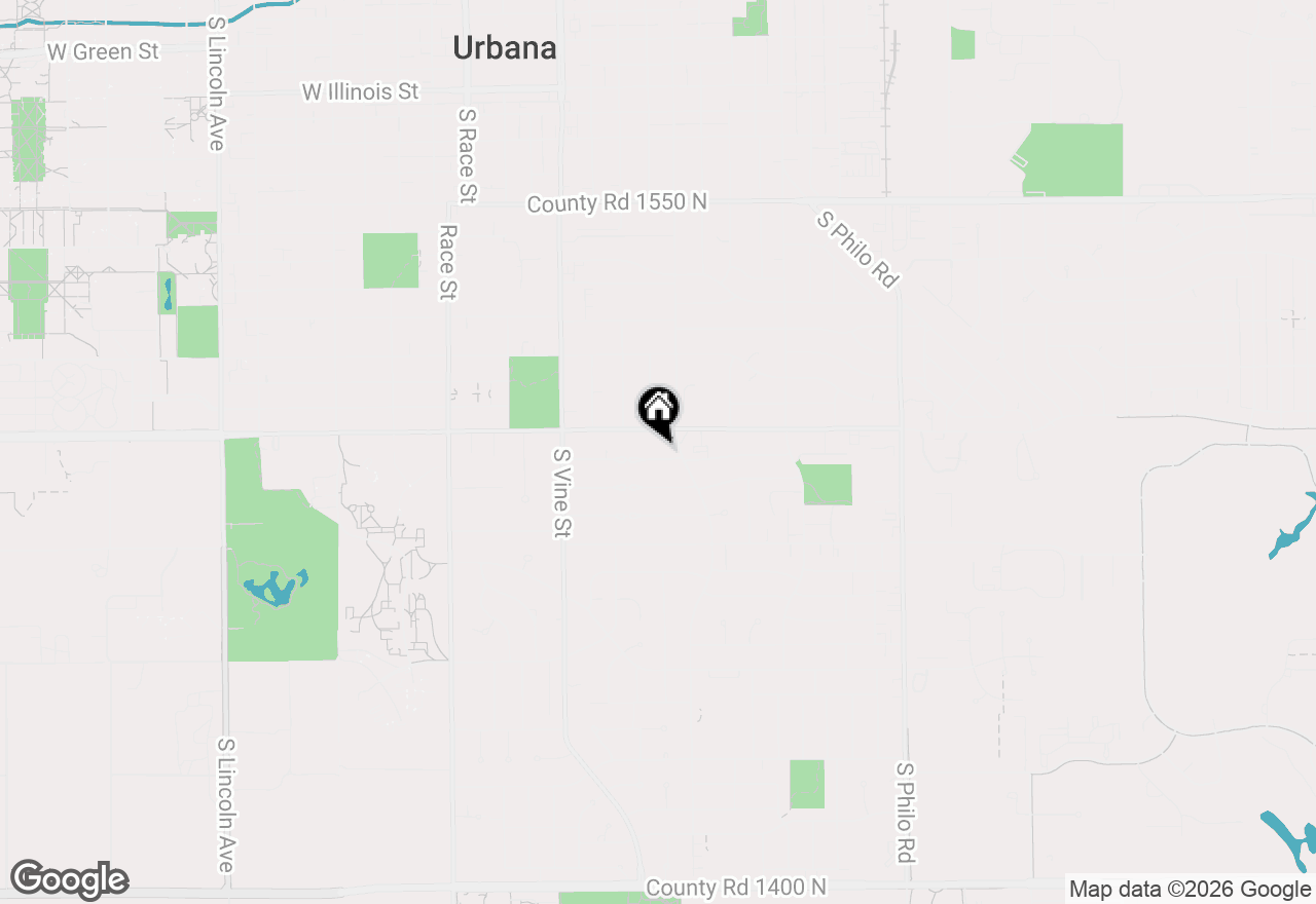 Map of 602 E Sunnycrest Court, Urbana, IL 61801